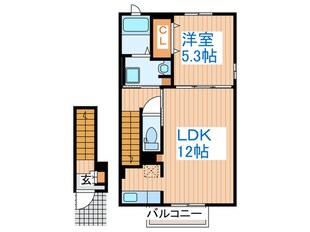 メゾンコリーナの物件間取画像